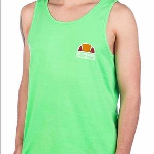 Ellesse lime green tank